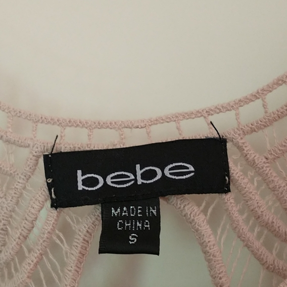 Bebe crochet fringed tank - Picture 4 of 4